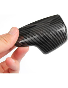 Cubierta pomo cambio marcha Audi A4 A5 Q5 Q7 fibra carbono 2