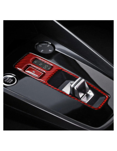 Cubierta Botón Cambio Fibra Carbono BETTERHUMZ Audi A3 2021-2025