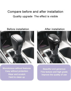 Cubierta de pomo de cambio GIPFIRE para Honda Civic 2022-2023 2