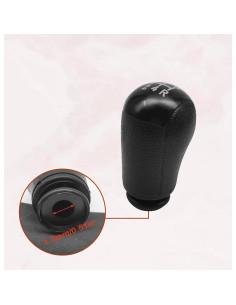 Palanca de Cambio Manual 5 Velocidades Nuoozy Negra 2