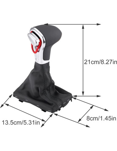 Cubierta de Adaptador de Mango de Cambio NLQR para Audi 2004-2015