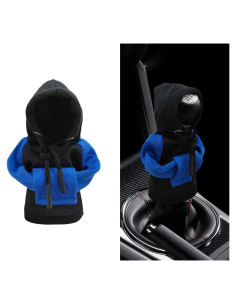 Cubierta de Palanca de Cambios Suvnie Algodón Azul y Negro