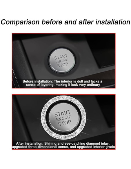 Juego de Accesorios para Automóvil KHGUZ 7 Piezas Rojo