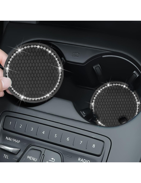 Juego de Accesorios para Automóvil KHGUZ 7 Piezas Rojo