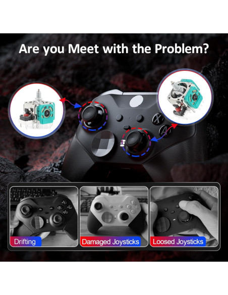 Joystick Reemplazo YWLRONG para Xbox Elite Series 2 4 Piezas