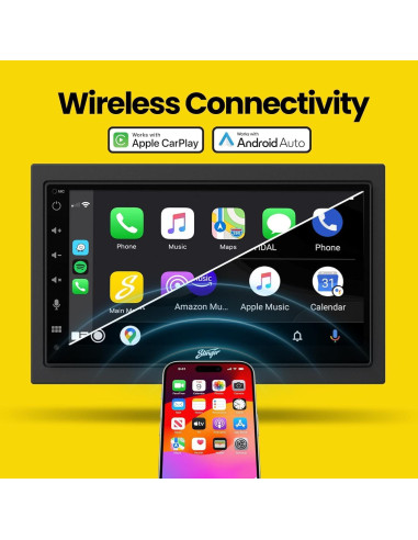 Estéreo Doble Din Stinger Wrangler JK 2007-2017 6.8" HD