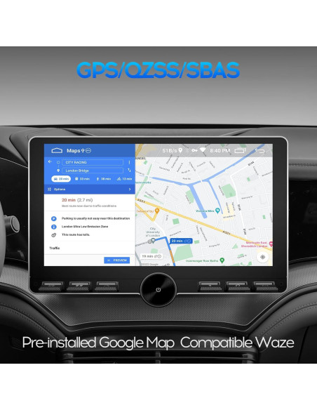 Estéreo de Coche 10" WENMENGDE Doble Din 2+32GB GPS Bluetooth