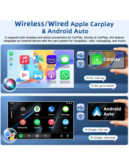 Estéreo Doble Din Oskkude 9.7" Android 13 para Ford Transit