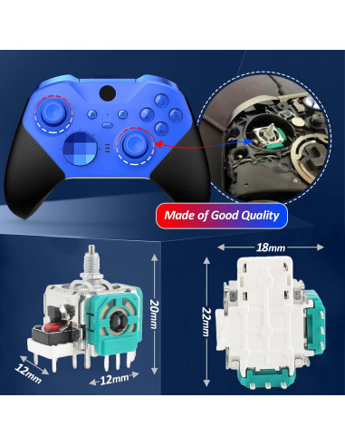 Joystick Reemplazo YWLRONG para Xbox Elite Series 2 4 Piezas
