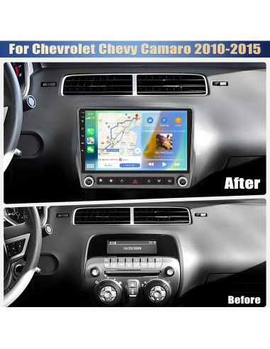 Radio de Coche Android 13 AMPrime 9" para Chevrolet Camaro