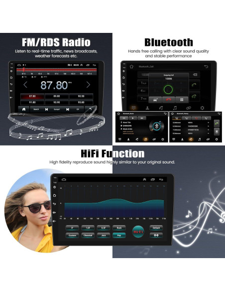 Radio de Coche Android 13 AMPrime 9" para Chevrolet Camaro