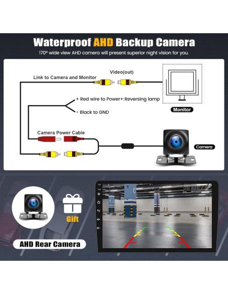 Radio de Coche Android 13 AMPrime 9" para Chevrolet Camaro