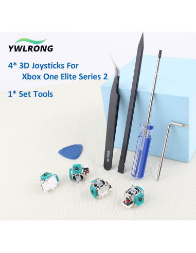 Joystick Reemplazo YWLRONG para Xbox Elite Series 2 4 Piezas