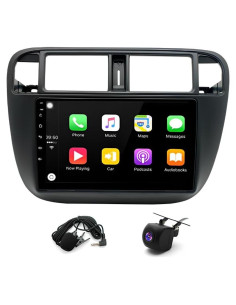 Estéreo de Coche 2 Din Laueily para Honda Civic 1995-2000 9"