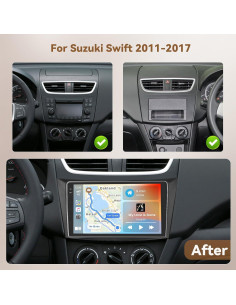 Estéreo de Coche Android Hikity 9'' para Suzuki Swift 2011-2017 2