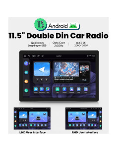 Estéreo de Coche JOYING Doble Din 11.5" Android 13 Bluetooth 2