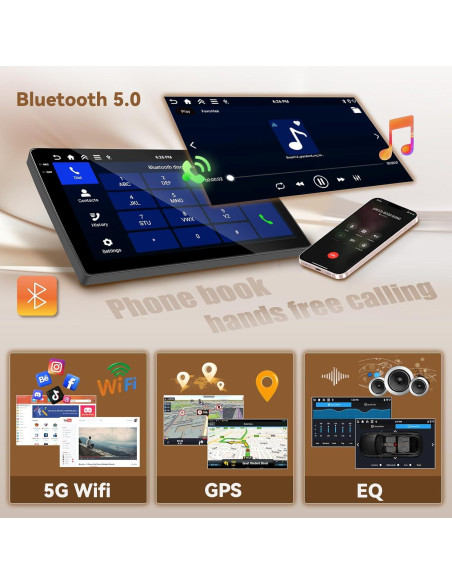 Estéreo de Coche Android Hikity 9'' para Suzuki Swift 2011-2017