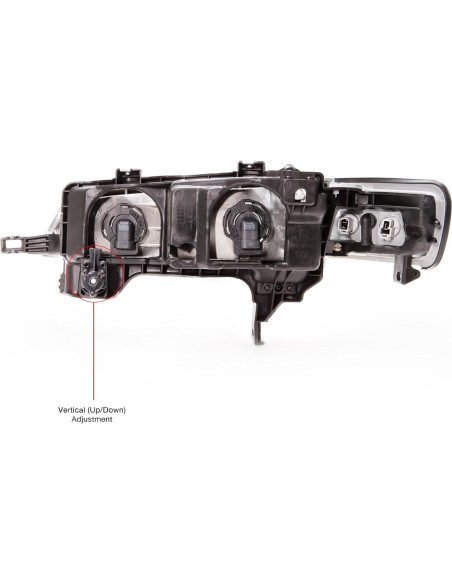 Juego de Faros Halógenos Cromados HEADLIGHTSDEPOT Honda Accord 1994-1997