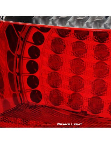 Luz de freno LED roja AKKON para BMW E46 2003-2006 - Par