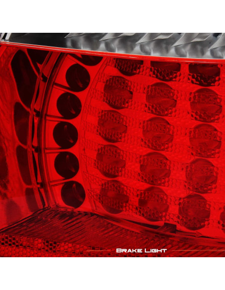 Luz de freno LED roja AKKON para BMW E46 2003-2006 - Par