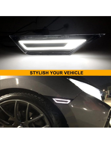 Luces de Marcador Lateral LED Mynoway para Honda Civic 2016-2021