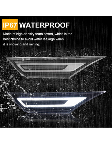 Luces de Marcador Lateral LED Mynoway para Honda Civic 2016-2021