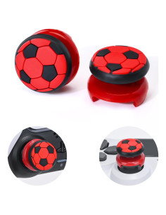 Tapas de Agarre para Pulgar DLseego Rojo para PS5 y Xbox