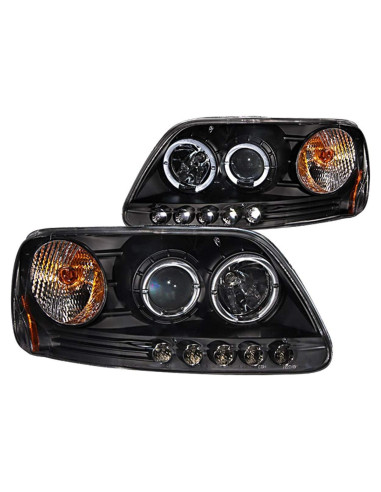 Faros Proyector Halo LED Anzo USA 111031 Negro 60W