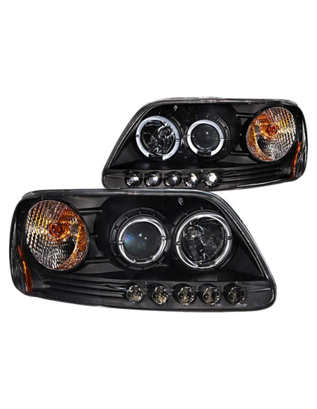 Faros Proyector Halo LED Anzo USA 111031 Negro 60W