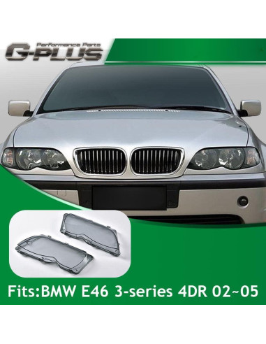 Cubierta de Lente Ahumada G-PLUS para BMW E46 320i 325i 2002-2005