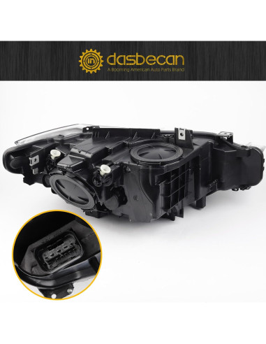 Faros Halógenos Dasbecan Izquierdo para BMW 320i 2012-2015
