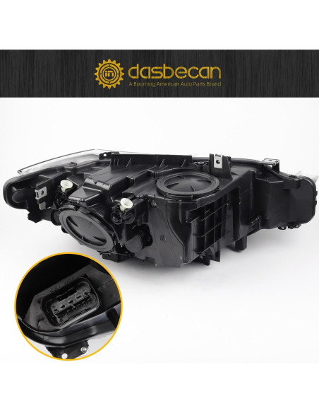 Faros Halógenos Dasbecan Izquierdo para BMW 320i 2012-2015