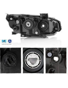 Faros Proyector Halógenos AKKON para Honda Civic 2016-2021 2