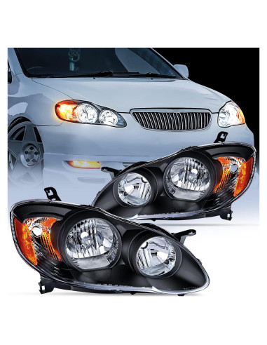 Faros Nilight para Toyota Corolla 2003-2008 Carcasa Negra