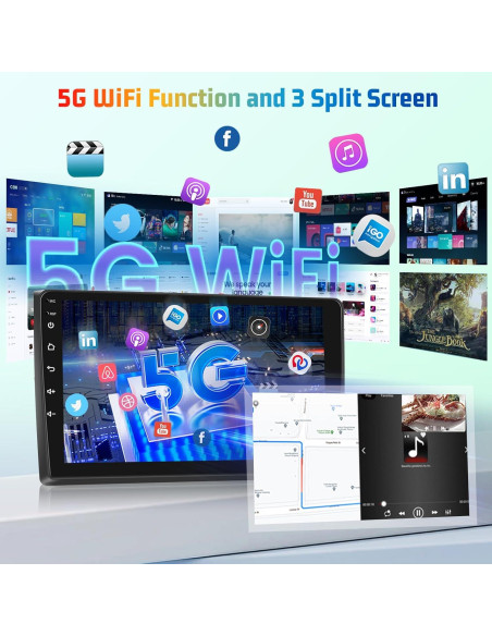 Estéreo Android 15 EKAT para Audi A4 S4 RS4 2002-2008 9"