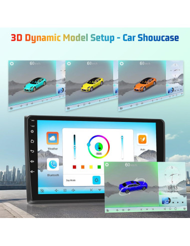 Estéreo Android 15 EKAT para Audi A4 S4 RS4 2002-2008 9"