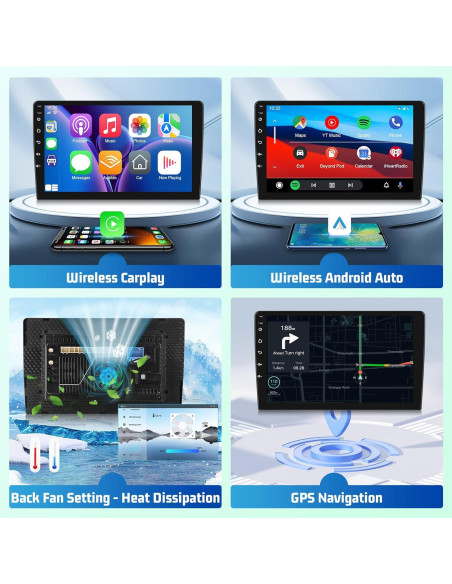 Estéreo Android 15 EKAT para Audi A4 S4 RS4 2002-2008 9"