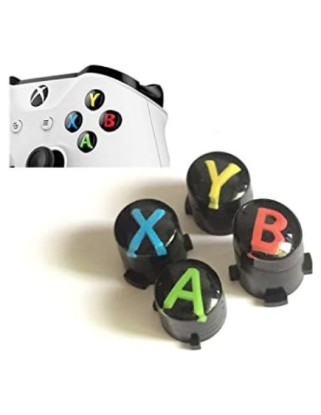 Botones de Reemplazo ABXY Multicolor para Controlador Xbox