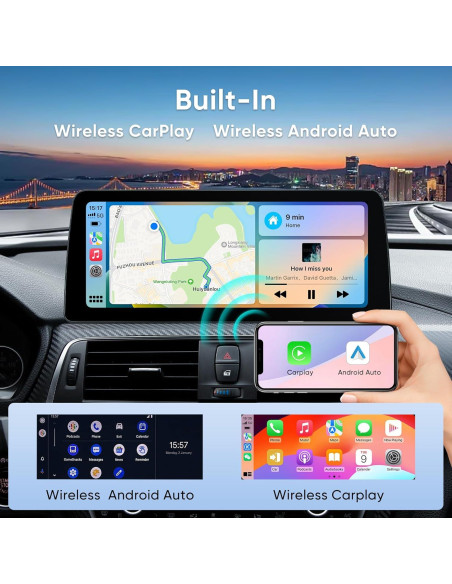 Reproductor Multimedia 12.3" AINAVI para BMW NBT F30 F31 F34 2013-2016