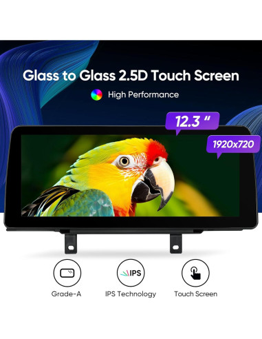 Reproductor Multimedia 12.3" AINAVI para BMW NBT F30 F31 F34 2013-2016