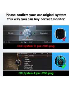 Receptor Multimedia para Auto SIZHILE 12.3" CarPlay Android Auto BMW 2