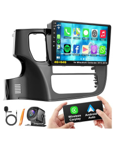 Radio de Coche Focarado para Mitsubishi Outlander 2012-2018 10"