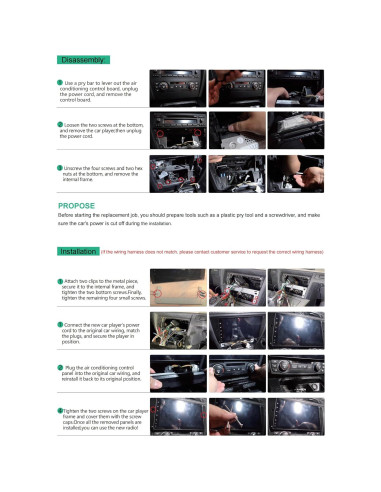 Estéreo de Coche CAMECHO 9" Android 13 con CarPlay y GPS