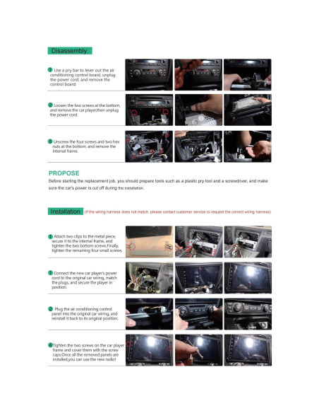 Estéreo de Coche CAMECHO 9" Android 13 con CarPlay y GPS