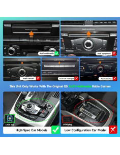 Estéreo de Automóvil ZBARK Android Auto 10.25" para Audi Q5 2010-2018 2