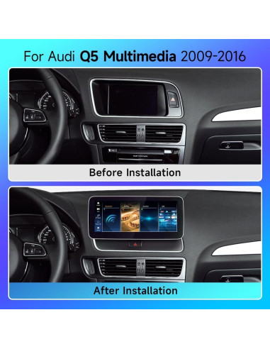 Estéreo de Automóvil ZBARK Android Auto 10.25" para Audi Q5 2010-2018