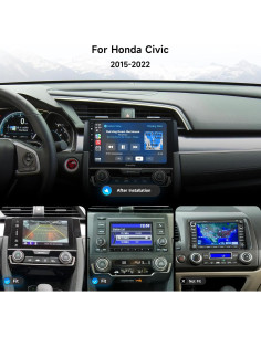 Estéreo Android 13 Dasaita para Honda Civic 2015-2022 9" 2