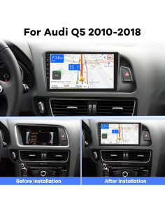 Estéreo de Coche Android 13 9" para Audi Q5 2010-2018 2