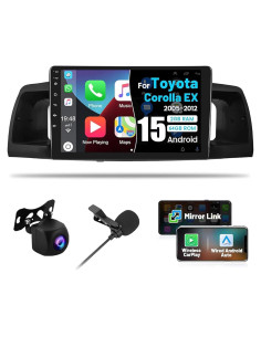 Radio Android Roinvou 2+64G para Toyota Corolla 2005-2012