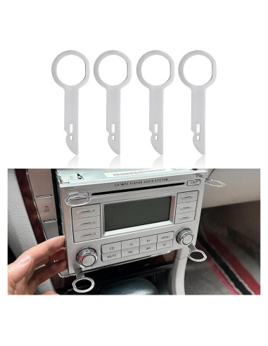 Juego de 4 Herramientas de Extracción de Radio HABNVUON